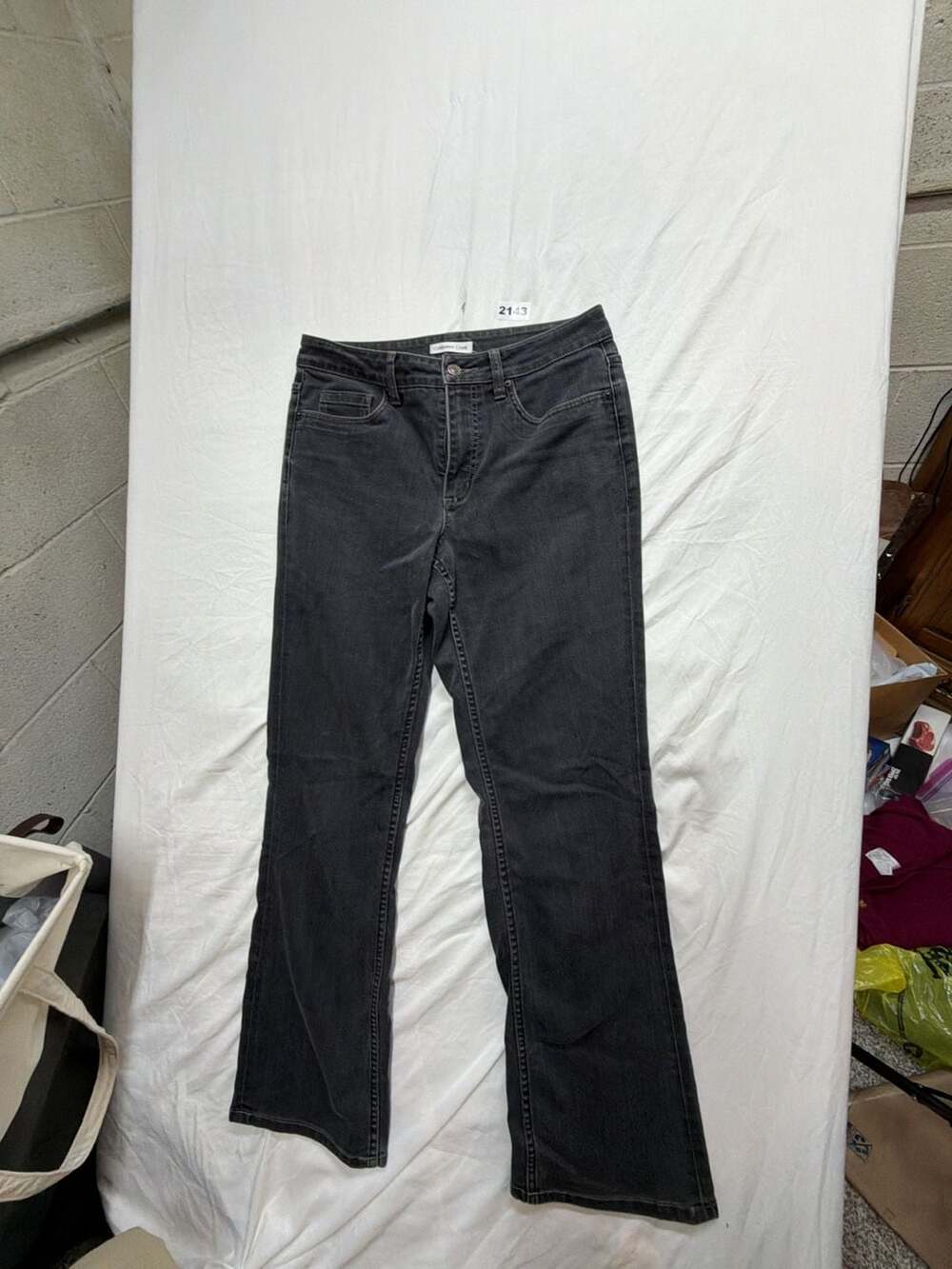 Coldwater Creek Bootcut Jeans Size 8 Black Denim Pants